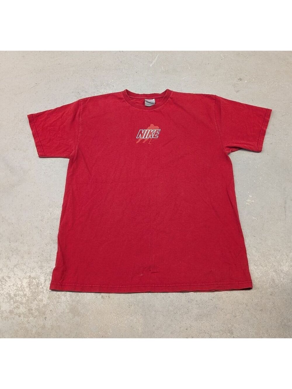 Vintage Y2K Nike Hockey Made in Canada Red T-shirt